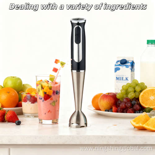 Customizable 600W DC Motor Hand Blender with 5-Speed Dial Control